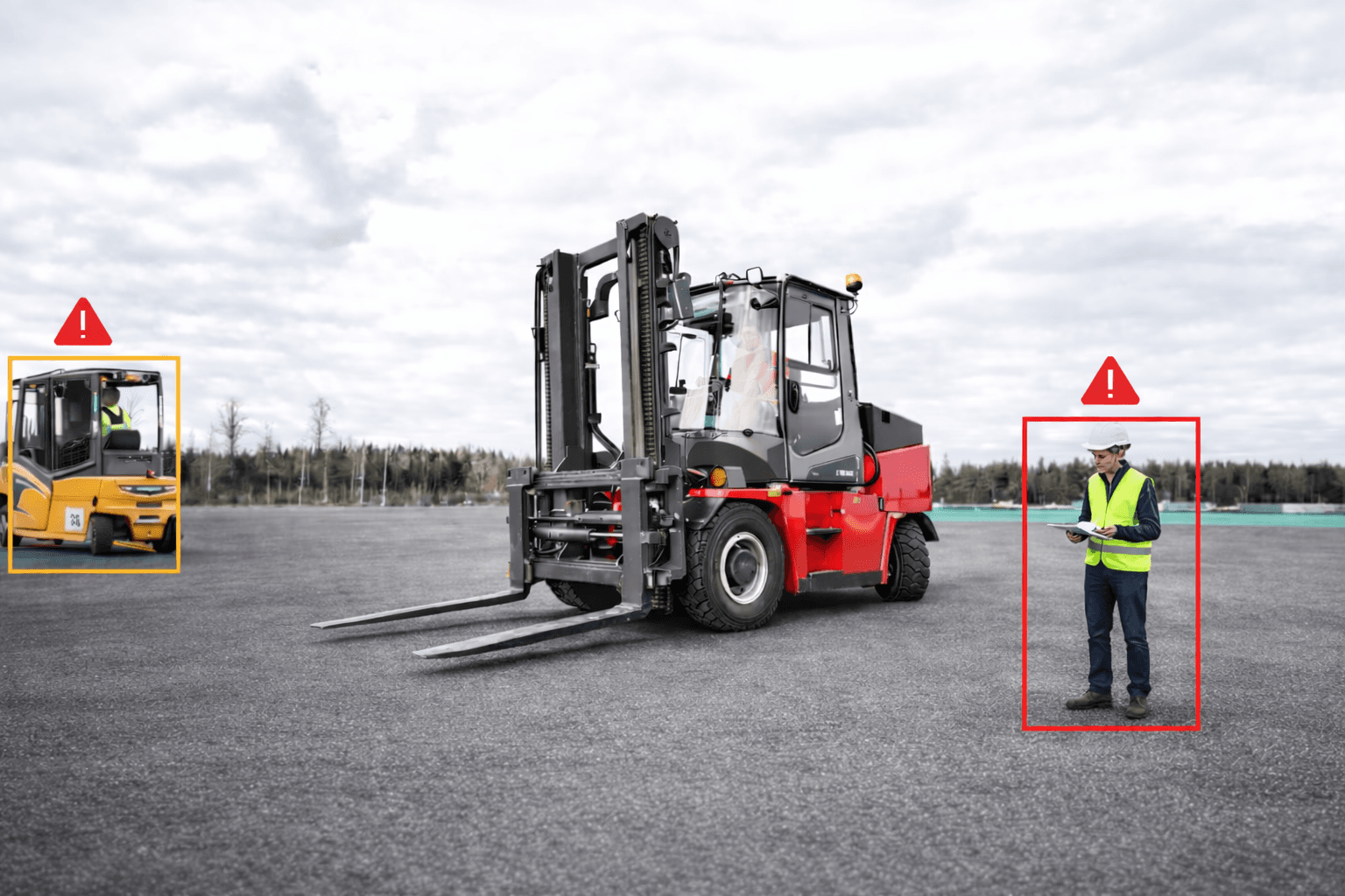 FORKLİFTLER İÇİN YAPAY ZEKA DESTEKLİ
PERSONEL VE FORKLİFT GÜVENLİĞİ